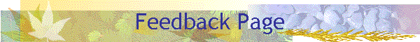 Feedback Page